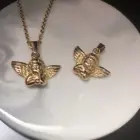 Ожерелье из нержавеющей стали с изображением ангела-хранителя