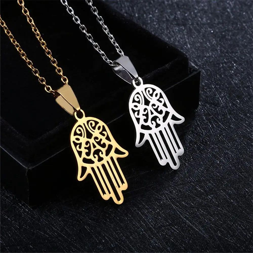 

Ожерелье из нержавеющей стали для женщин и мужчин, модная подвеска для йоги, ожерелье с маленьким кулоном в форме сердца, украшение для вече...