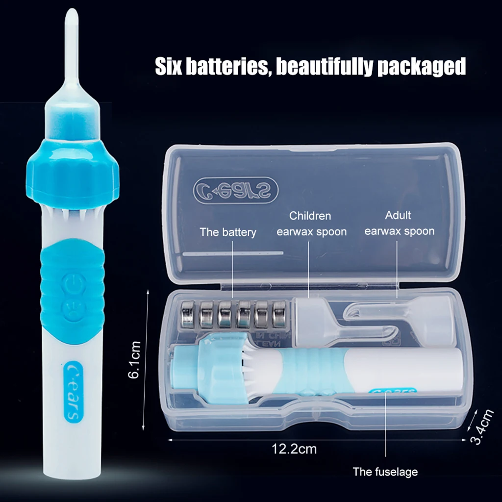 Детский Электрический уха средства для удаления воска всасывания ушной серы