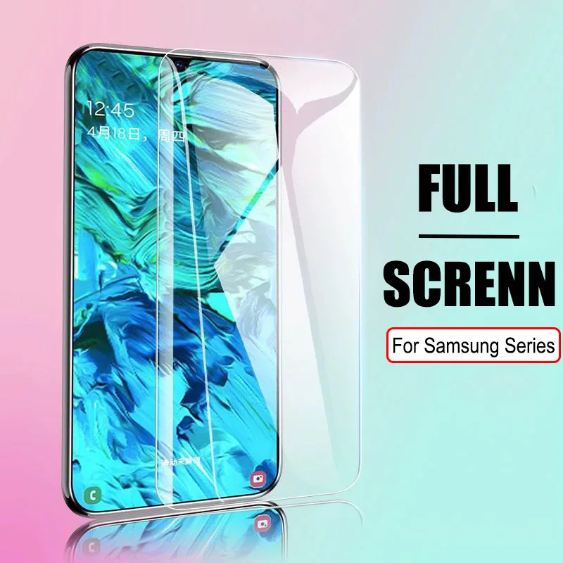 Защитное стекло закаленное для Galaxy Samsung A70/A50/A90/A80/A60/A40/A30/A20/A10/A71/A51/A01 3 шт.|Защитные
