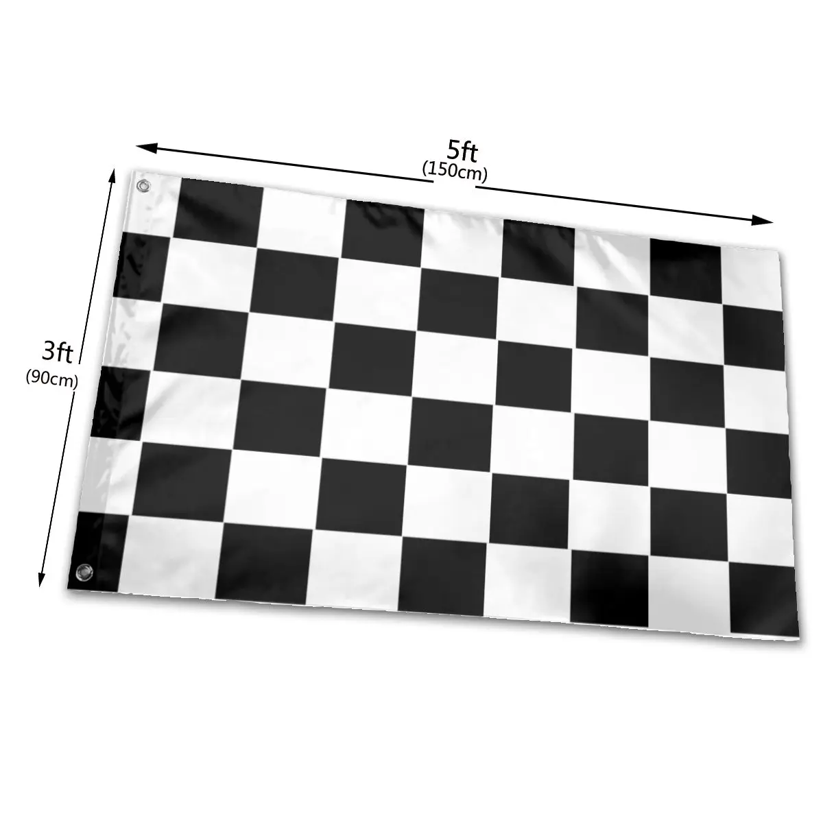 90x150 см F1 гонки флаг белый в клетку старт для украшения баннер |