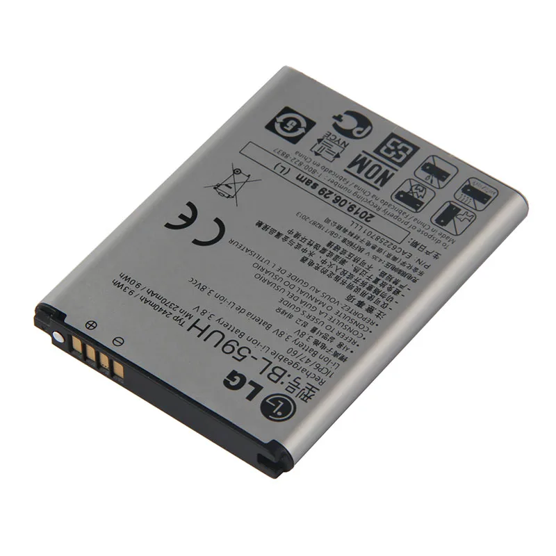Оригинальный BL-59UH Батарея для LG G2mini D618 D620 D315 F70 D620R D620K 2440 мА/ч G2 мини BL59UH | Мобильные