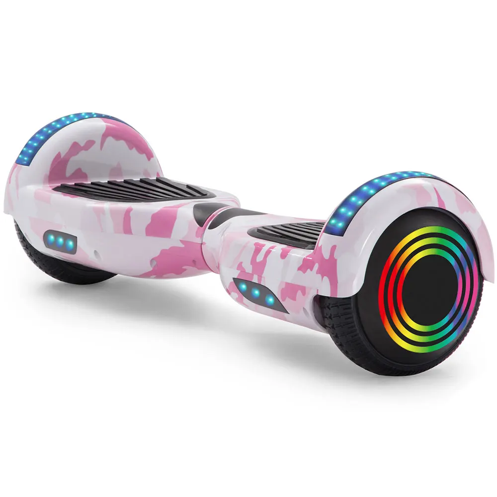 Гироскутер 6 5 дюйма самобалансирующийся 2 колеса светодиодные индикаторы мотора