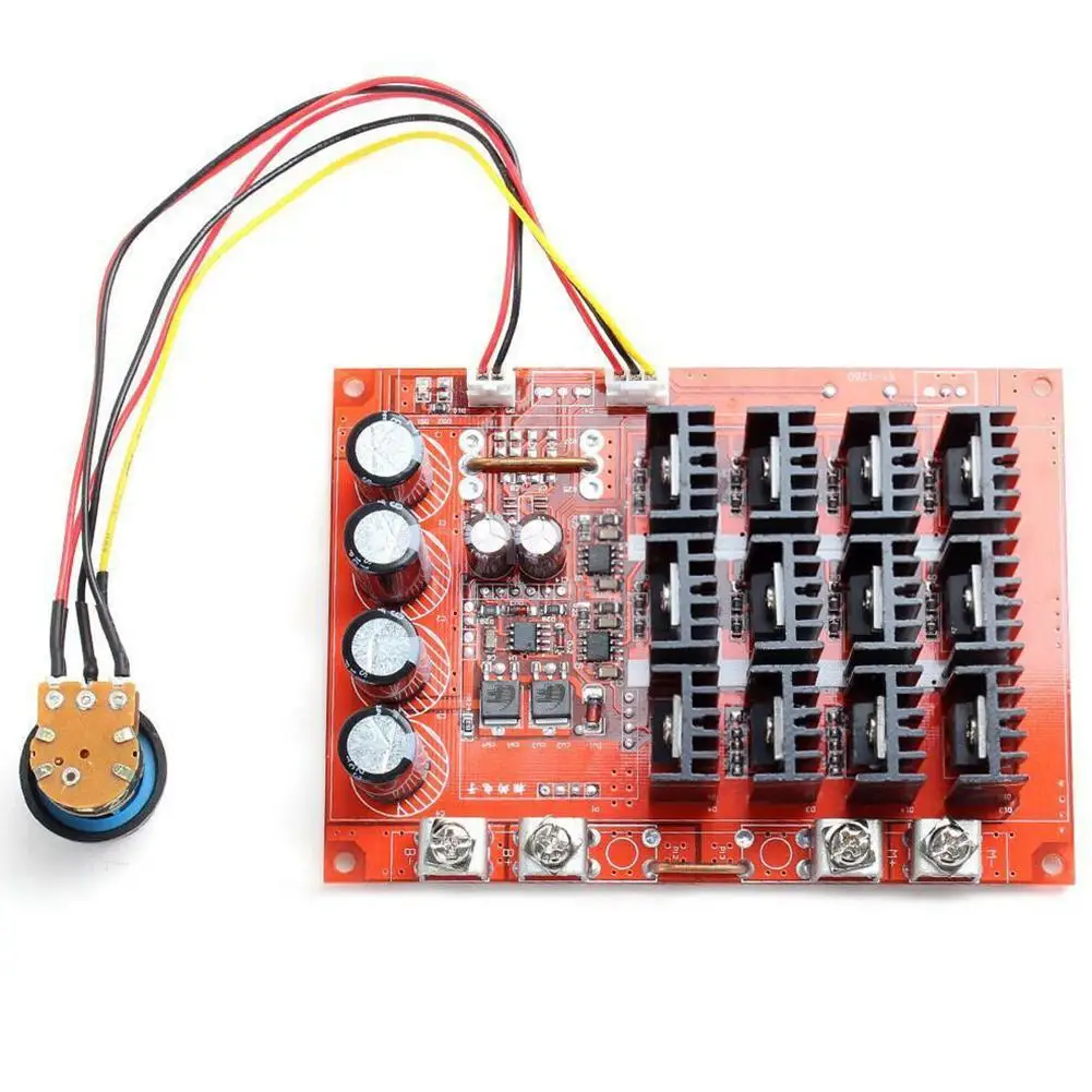 10-50 в 60 А контроль скорости двигателя постоянного тока ШИМ HHO RC ler 12 В 24 48 3000 Вт макс.