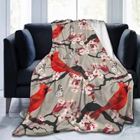 soft silky bird blanket 50x60 inch living room bedroom sofa sofa warm and soft childrens adult bed blanket
