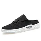 Мужские летние дышащие одноступенчатые туфли Airavata на плоской подошве, без каблука, без каблука