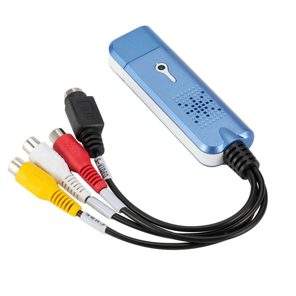 1 шт. подключи и работай для USB Easycap 2 0 Easy Cap аудио видео Захват адаптер VHS DVR DVD ТВ