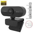Веб-камера HD 1080P, мини-компьютер, веб-камера для ПК с разъемом USB, вращающиеся камеры для прямой трансляции, видеозвонков, конференц-связи