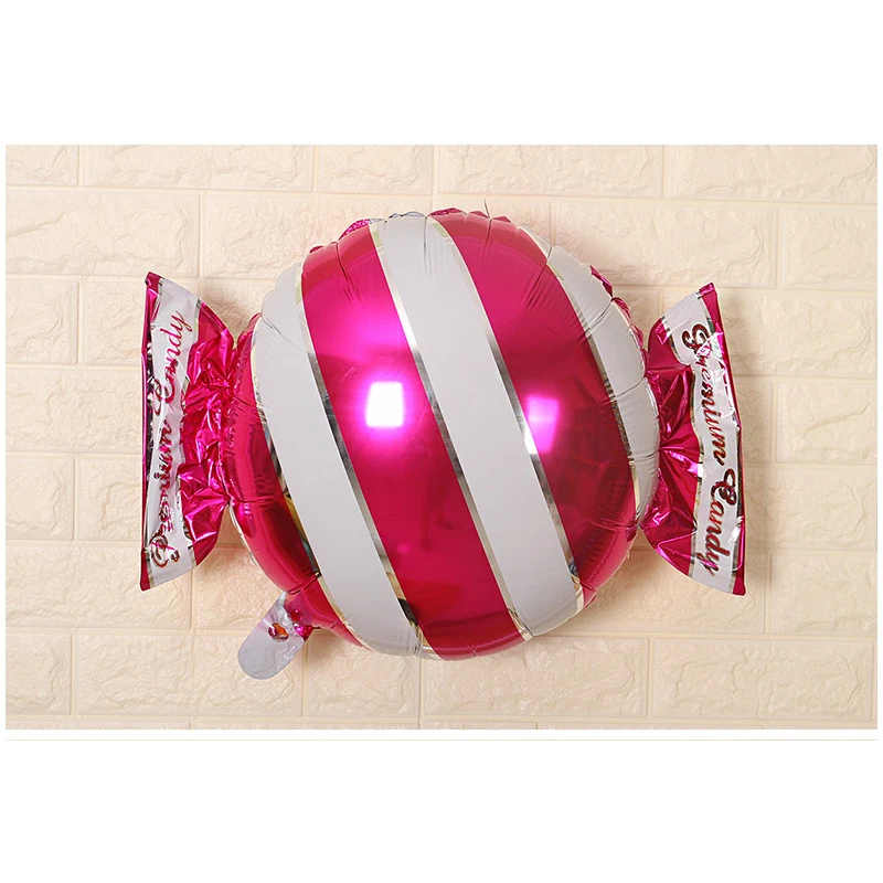 48*65 см милые разноцветные шары в форме конфет из фольги украшения для вечеринки