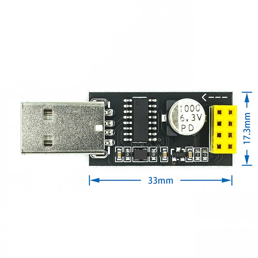 Программатор ESP01 адаптер UART GPIO0 ESP-01 Adaptaterr ESP8266 CH340G USB в последовательный