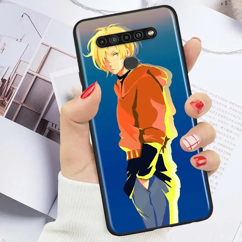 

Banana Fish Friends For LG K92 K42 K22 K71 K61 K51S K41S K30 K20 2019 Q60 V60 V50 S V40 V30 G8S G8 X ThinQ Phone Case