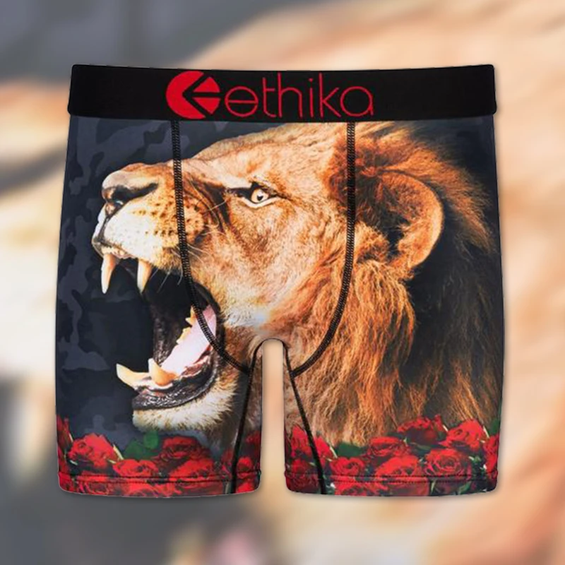 

Zhcth 2021 мужские боксеры Ethika, летнее нижнее белье средней длины, полиэфирные Трусы-шорты