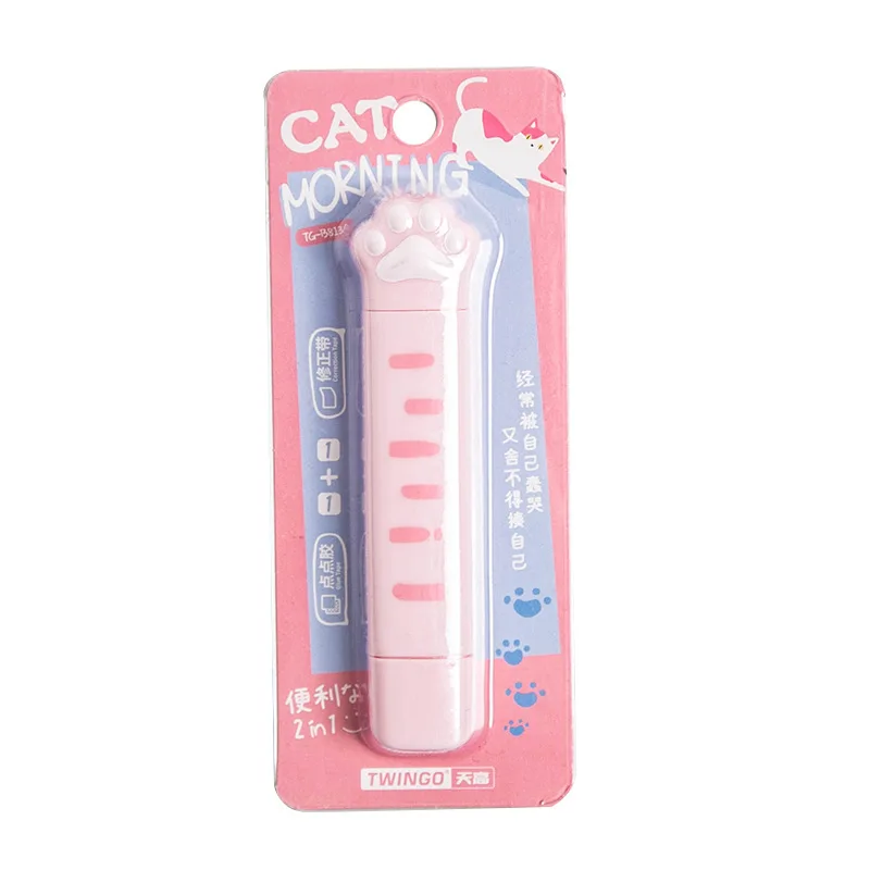 

Mohamm Cartoon Cat Correction Tape With Double-sided sticky Combination School Supplies Korean Stationery Kawaii Accessorie