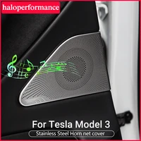 model3 tesla car front column roof horn hood for tesla model 3 accessories speaker cover for tesla model y model three 2017 2020