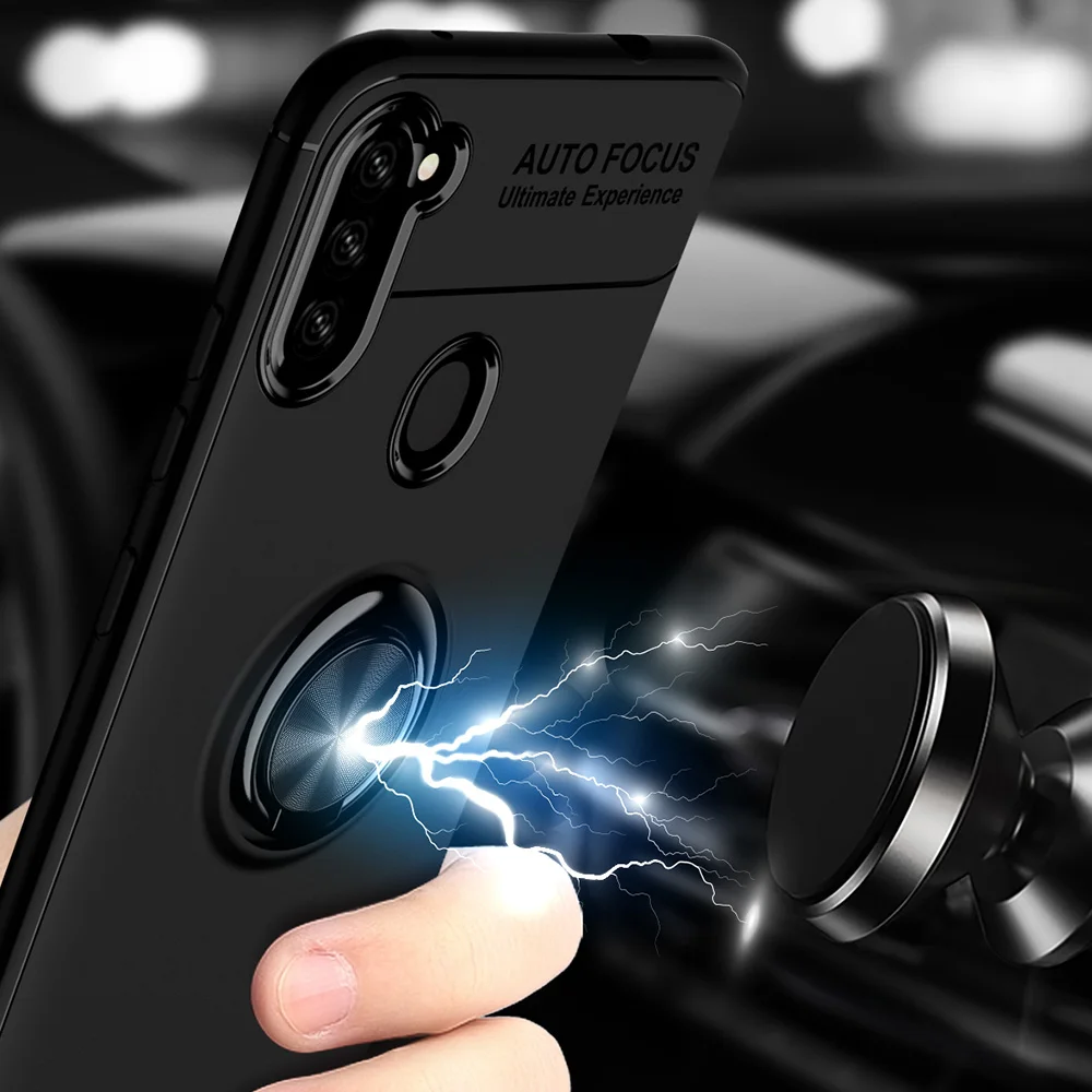 

A11 Finger Ring stand case for Samsung Galaxy A11 Case Cover Car Holder Stand Silicone Cover for Galaxy A 11 Capa