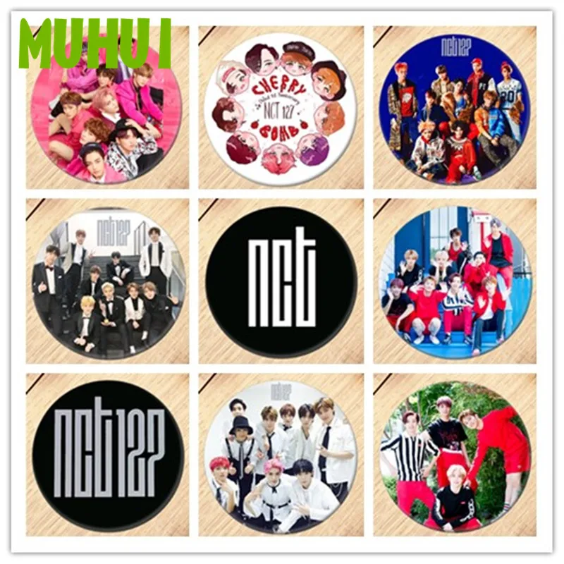 

Free Shipping Kpop NCT NCT127 Brooch Pin Badges For Clothes Backpack Decoration Jewelry B063