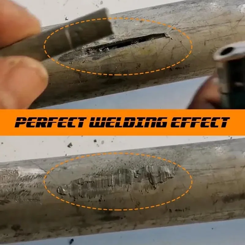 

3pcs Welding Rod 78 Mm Powder Cored Aluminum Welding Rod Easy Melt Low-temperature Welding Tools