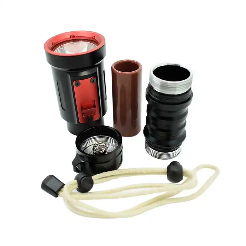 Светодиодный фонарик для дайвинга 5000 люмен водонепроницаемый погружной фонарь