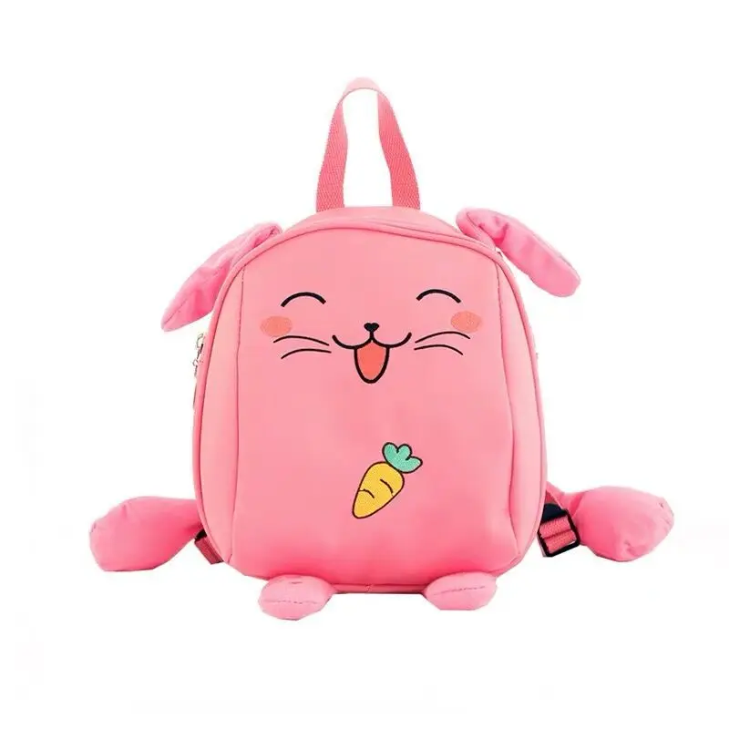 

Cute Rabbit New School Bag Kindergarten Ears Will Move Cartoon AnimalsChildren'sBackpackHoliday School SeasonBirthdayNewYearGift