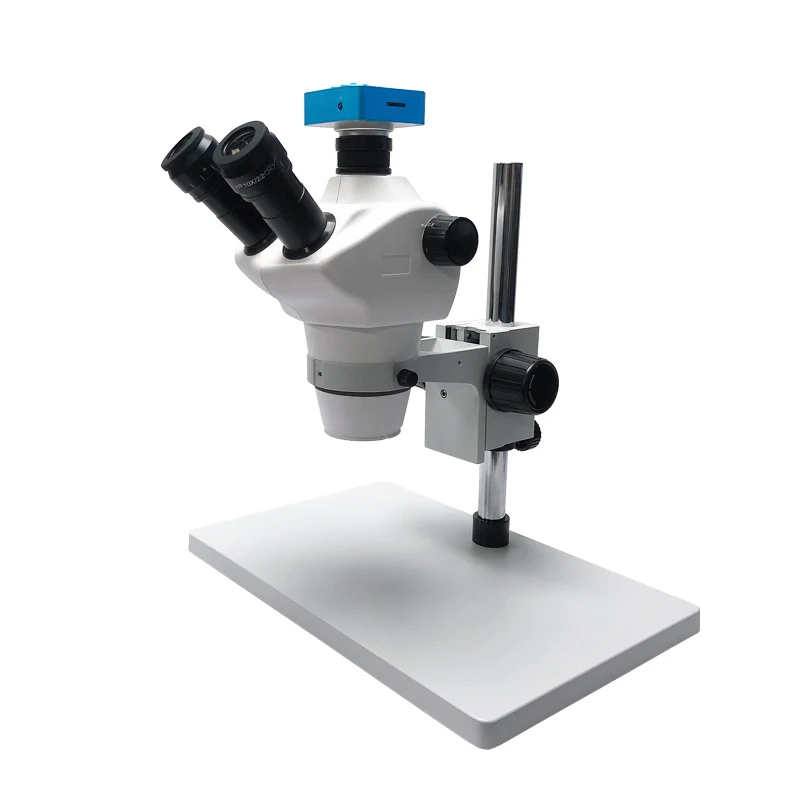 

8-50X continuous zoom microscope with 38 million cameras can measure video and take pictures