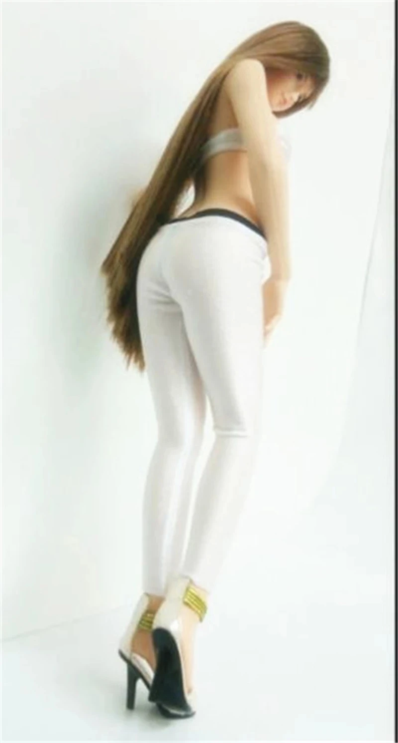 

1:6 Scale White Sexy Low Waist Leggings Suit Fit 12'' Female Action Figure Body