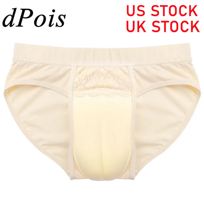 Мужские скрывает трусики Gaff нижнее белье Sissy хлопок дышащий трусы для мужчин