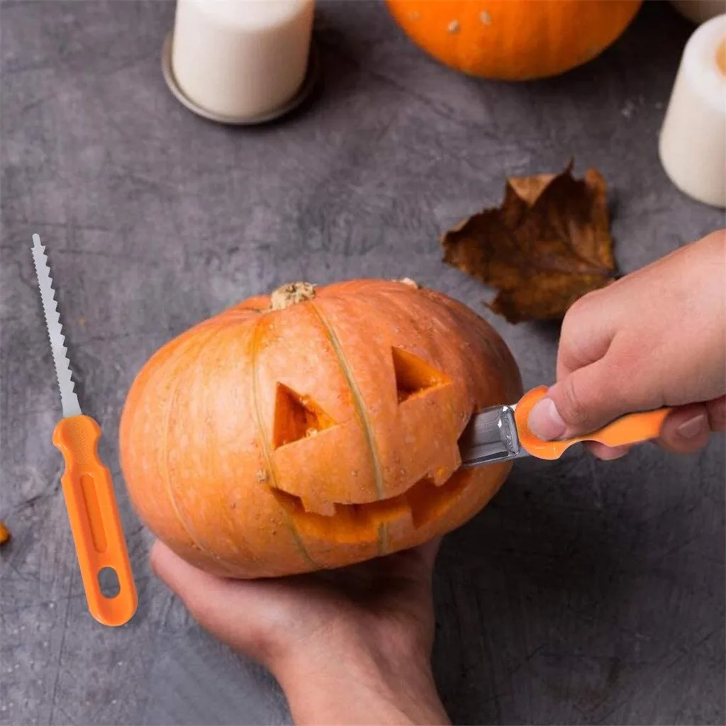 

Halloween Pumpkin Carving Tools 15 Pieces Professional pumpkin cutting supplies tools Kit Halloween Jack-O-Lanterns