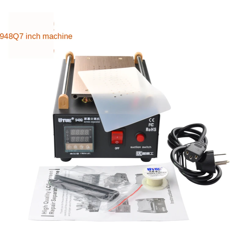 

Max 7 inches Built-in Pump Vacuum Metal Body Glass LCD Screen Separator Machine Mobile phone screen splitter