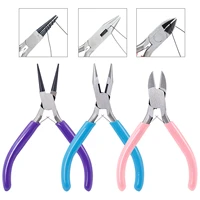 jewelry pliers set 3 pack jewelry making tools kit include round nose pliersneedle nose plierswire cutters for jewelry making