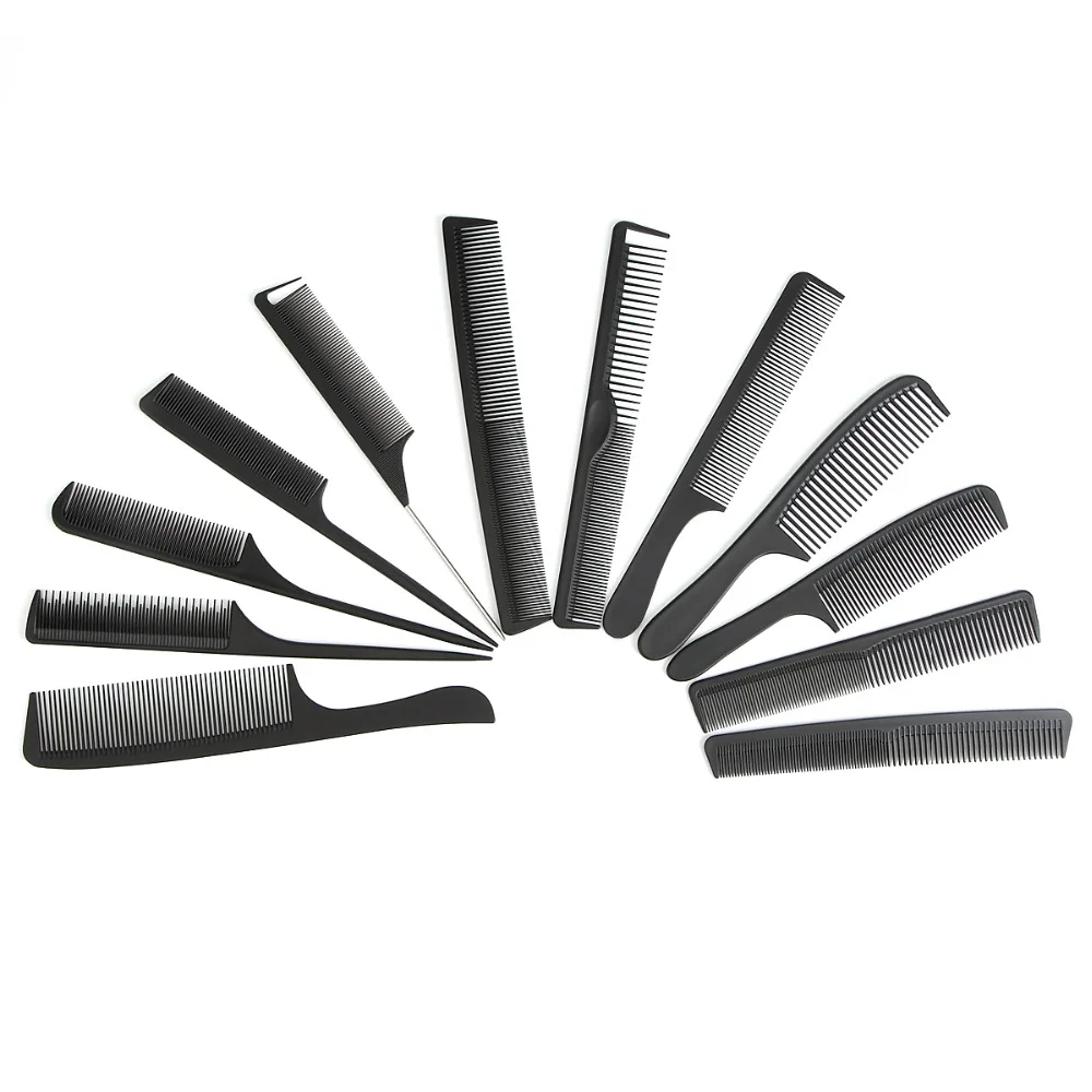 Расческа для волос 12 шт./компл. салонные парикмахерские антистатические расчески