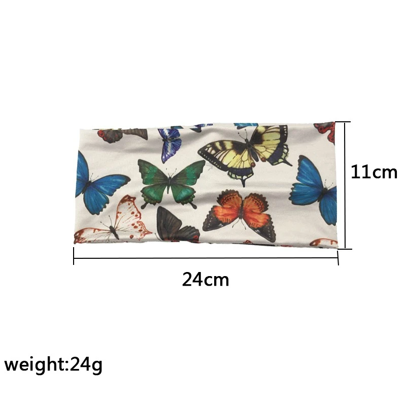 

Women Fashion Sport 3D Print Stretchy Headband Breathable Quick Dry Yoga Running Hair Band Elastic Non-slip Turban Headwraps