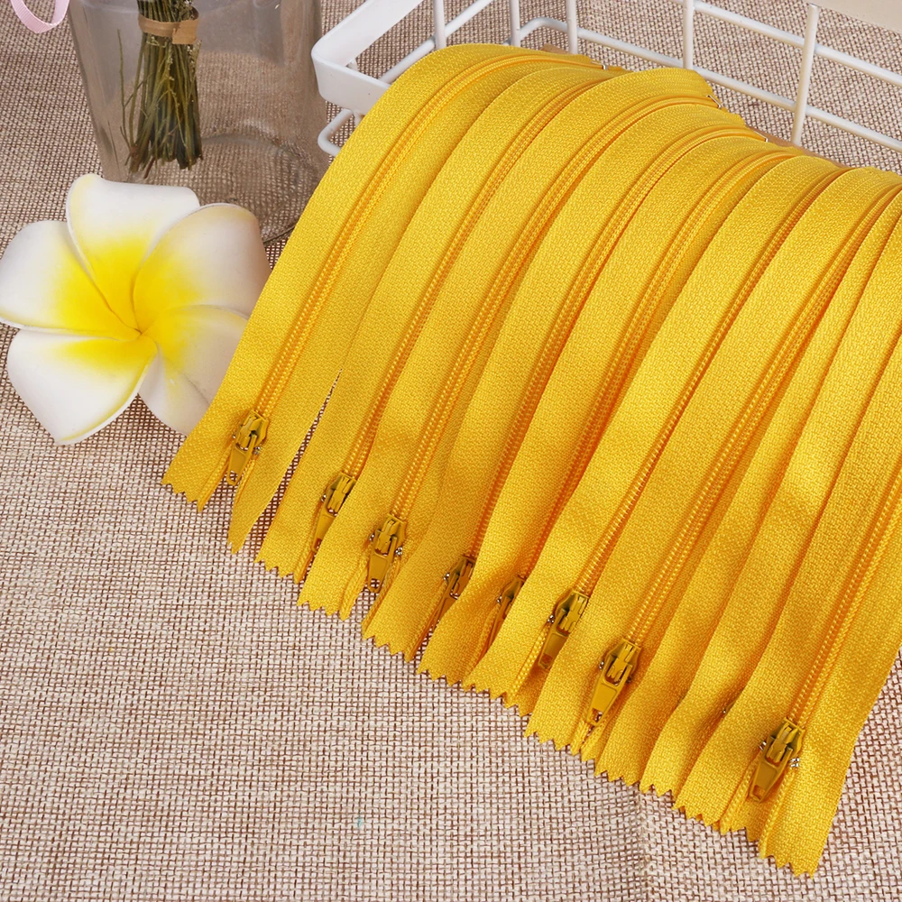 10 шт./лот 20 см цветные нейлоновые молнии с катушкой для брюк одежды Одежды