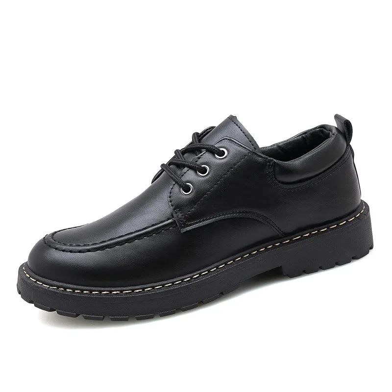 

Spring and autumn new men's artificial leather casual small leather shoes 39-44 size