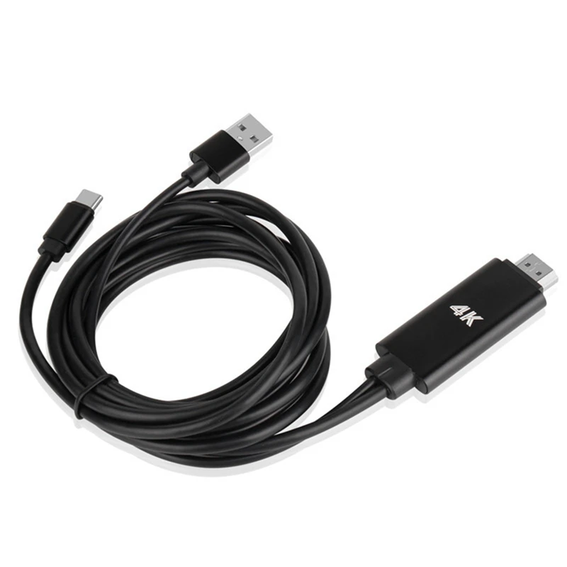 USB 3 1 type C телефон к HDMI ТВ/HD ТВ Видео кабель для Samsung Galaxy S8 S9 Plus| |