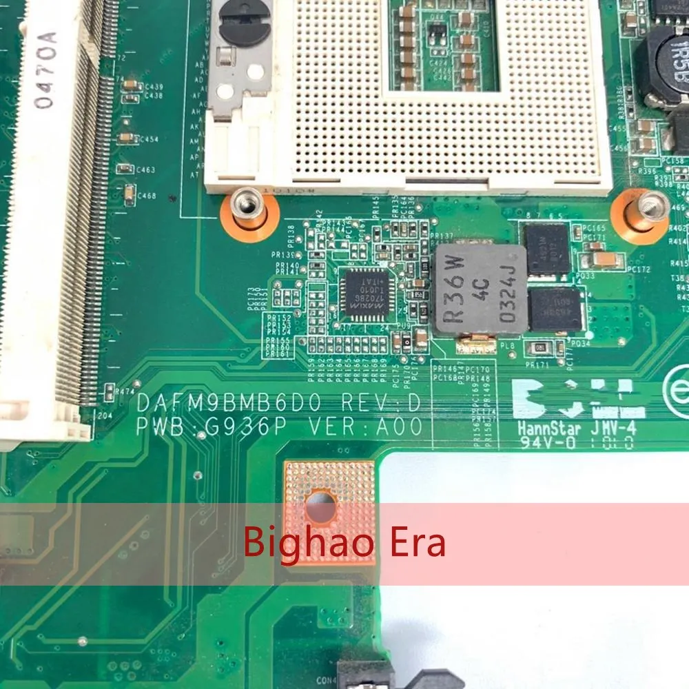 

Mainboard CN-0G936P 0G936P G936P For DELL Studio 1557 1558 Laptop Motherboard DAFM9BMB6D0 With HM55 DDR3 100% Fully Tested