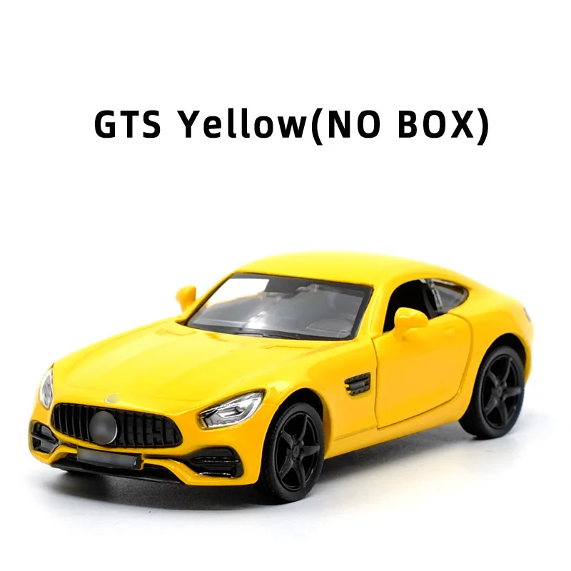 GTS YELLOW(NO BOX) Новое поступление RMZ город 1:36 C63S/GTS спортивный автомобиль сплав литья под давлением модель автомобиля игрушка с откатом для детей Подарки Игрушка коллекция - Цвет: GTS YELLOW(NO BOX)