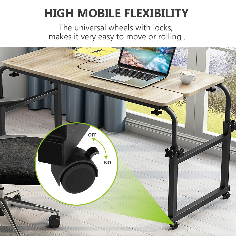 Регулируемый стол с колесами и наклонной подставкой|Пристенный столик| |