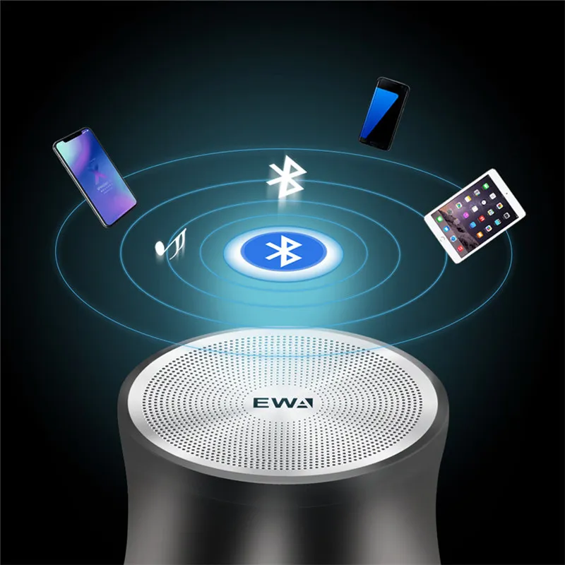 Водонепроницаемая Bluetooth колонка беспроводная металлическая мини Колонка для