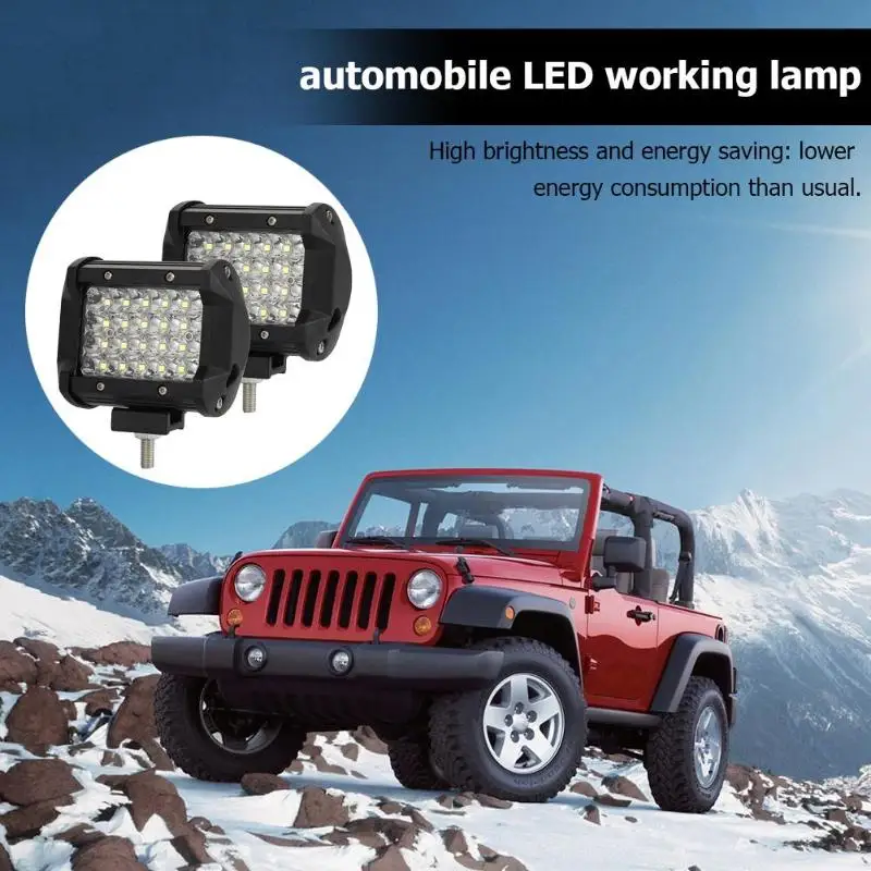 Автомобильная Рабочая лампа мини 4/7 дюймов светодиодный светильник для