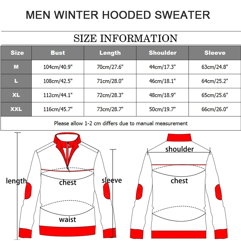 

AKSR New Causal Warm Men Winter Hooded Sweater Long Sleeved Mixed Color Thicken Slim Fit Coats Brand Sweaters Men