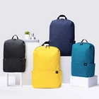 Рюкзак Xiaomi для мужчин и женщин, маленький яркий повседневный городской дорожный ранец унисекс, объем 10 л, оранжевый желтый, для мальчиков и девочек