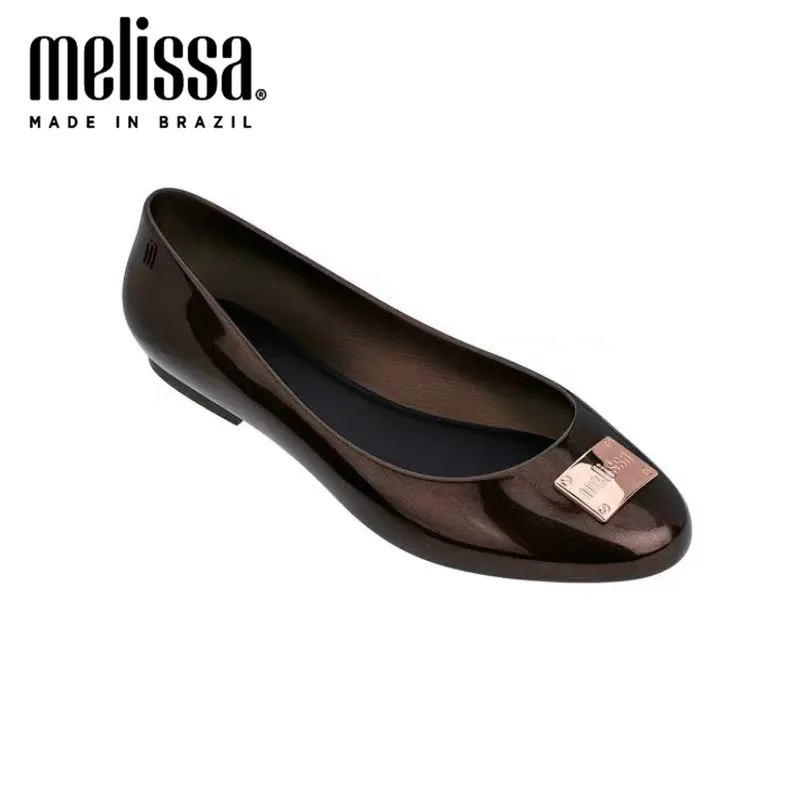 white Melissa/оригинальная обувь; женские босоножки; прозрачная обувь; коллекция года; плоский сандалии пляж; обувь; женские босоножки; Летняя обувь; нескользящая обувь - Цвет: white