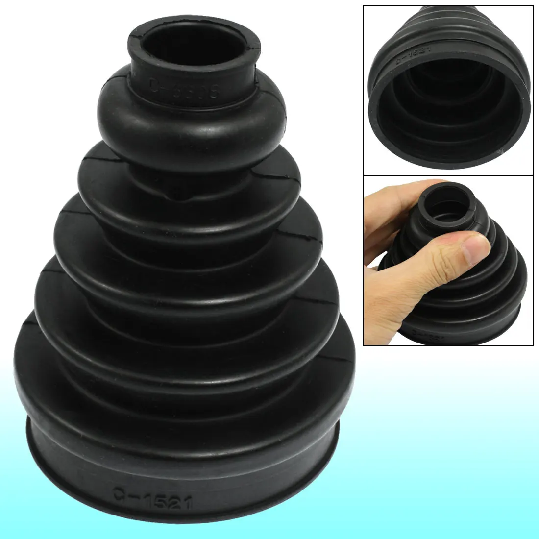 Автомобильные детали UXCELL черная резиновая внутренняя ось Cv противопылевая