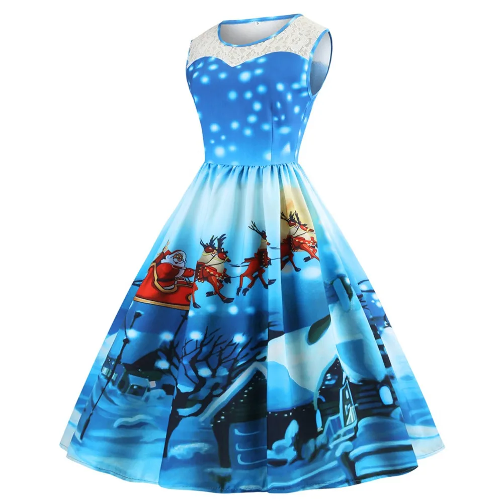 Осенне зимний Рождественский костюм платье с поясом женское рождественское