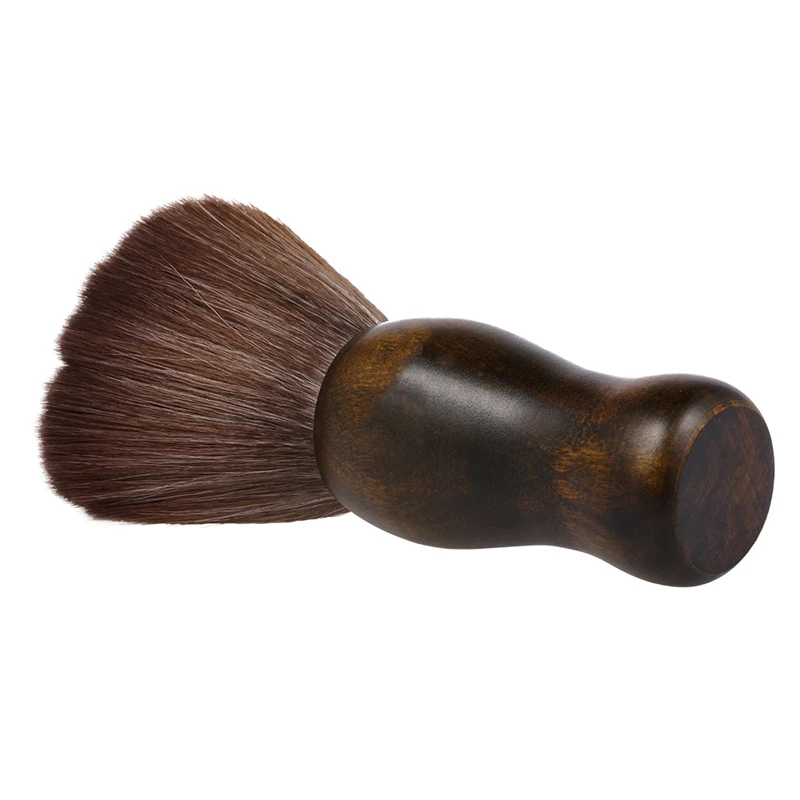 Профессиональная мягкая кисточка для лица на шее волос из очистки салона стрижки