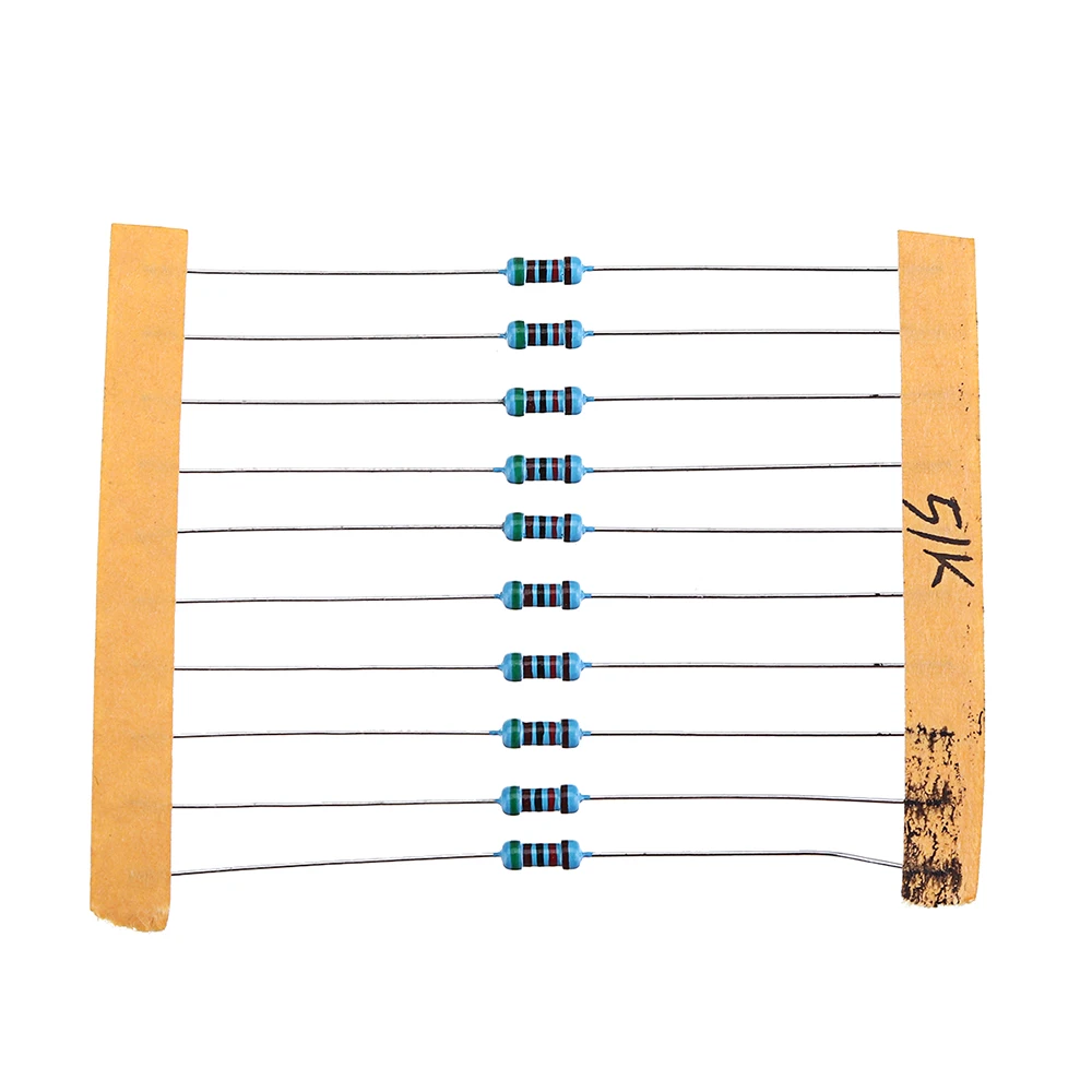 300 шт. 1/6W 1% металлического пленочного резистора Комплект 10 ohm-1 M Ом Цвет кольцо резистора 10R-1MR резистор Ассорти набор 30 значений