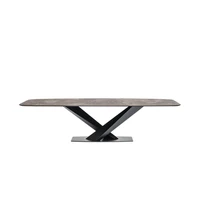 modern minimalist rectangular household scandinavian dining table