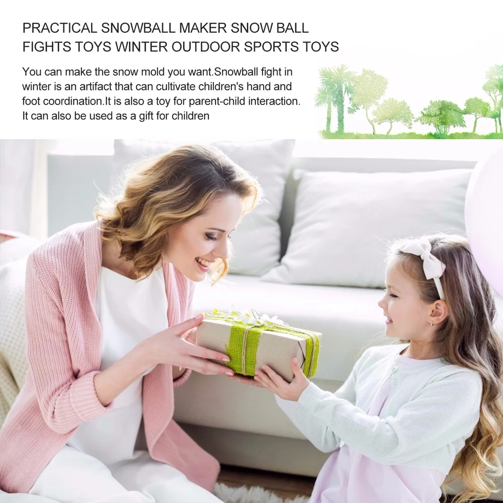 

1 Set Practical Snowball Maker Snow Fights Toys Winter Outdoor Sports Toys
