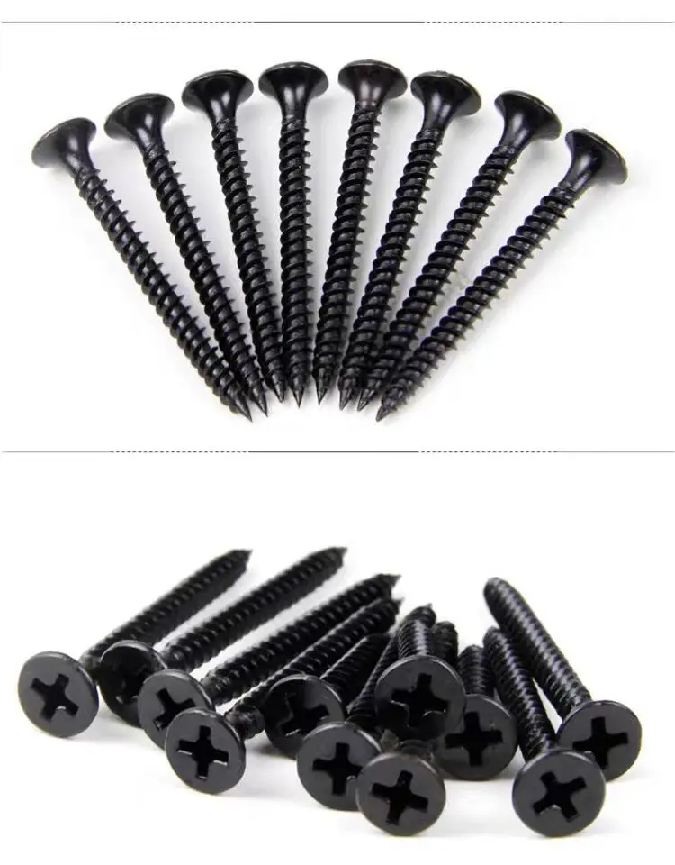 Высокопрочные крестовые винты с потайной головкой и твердыми самонарезающими