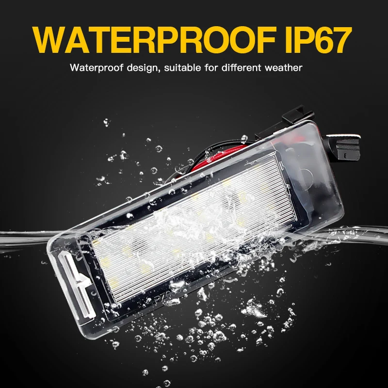 2x 18LED лицензионный номерной знак светильник вая лампа для OPEL Vauxhall MOKKA Insignia Sports Tourer